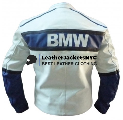 Mens BMW Motorcycle Jacket Leather Motorbike Racing Sport Biker Jacket Ce Armour 