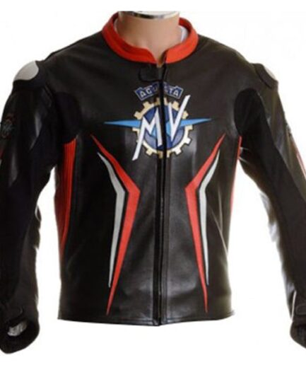 Mv Agusta 2018 Race Replica Motorcycle Leather Jacket