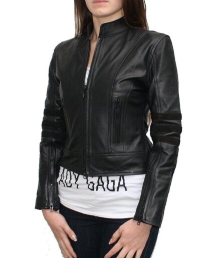 Ladies Motorbike Leather Jacket