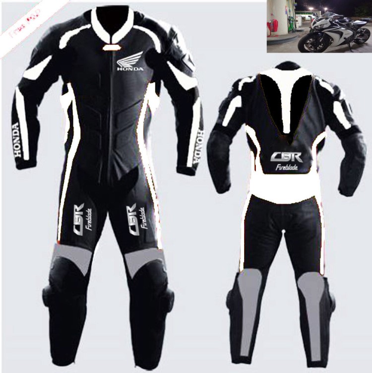 HONDA Motorbike Sport Leather Suit BSM 2982