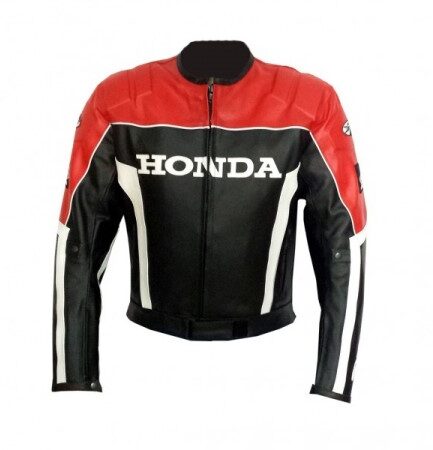 HONDA Motorcycle Men Leather Jacket BMJ2945