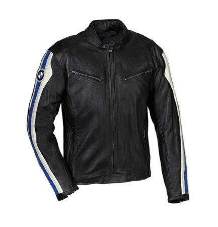 BMW Blue Stripe Man Motorbike Leather Jacket