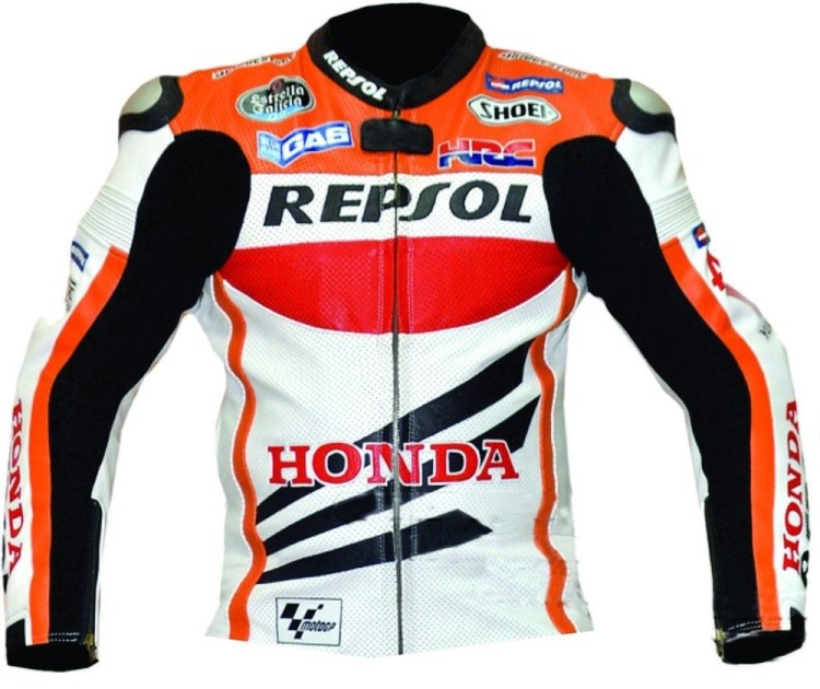 HONDA Repsol Motorbike Men Leather Jacket