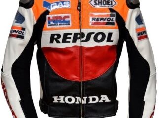 Honda Motorcycle Racing Leather Jacket
