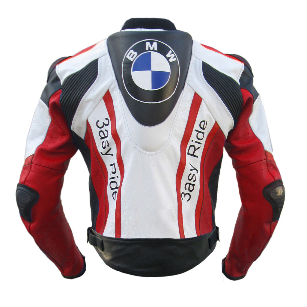 BMW Motorbike Racing Leather Jacket (Red Blood)-
