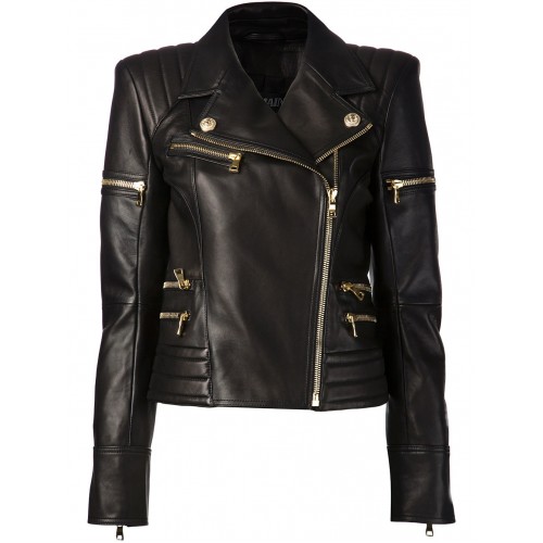 Hiromi Ladies Motorbike/Motorcycle Leather Jacket