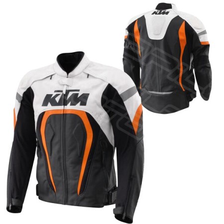 MEN KTM MOTORCYCLE LEATHER JACKET MLJ-067-KTM