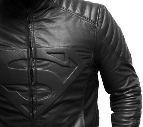 Superman Motorbike Leather Jacket