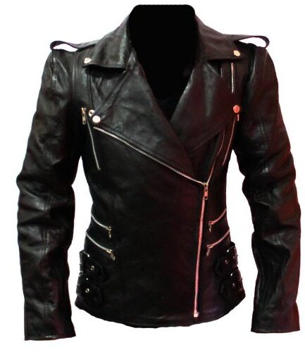 Women Racing Motorbike Leather Jacket